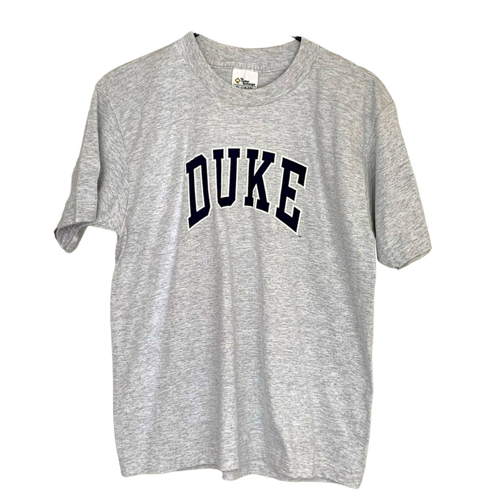 NWT YOUTH DUKE UNIVERSITY PUFF PRINT BLUE DEVILS COTTON EXCHANGE SHIRT SIZE XL